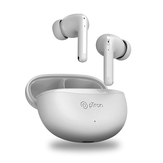 pTron Basspods P481 TWS Earbuds: 60H Playtime, AI-ENC Calls, BT 5.3, Touch, Type-C