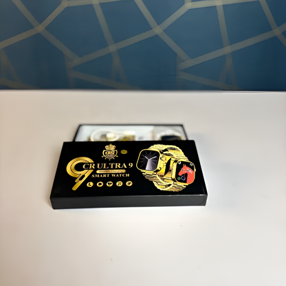 Cr Ultra 09 Smartwatch – Wireless Charging, Heart Rate & Sleep Tracker, Long Battery Life