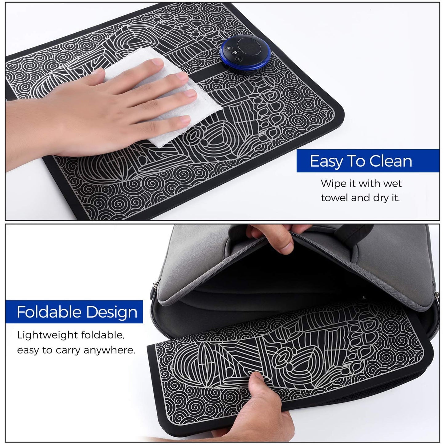 EMS Foot Massager Mat – Portable Relief for Tired Feet