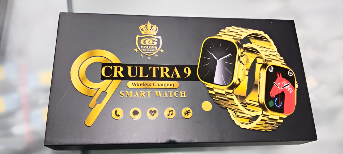 Cr Ultra 09 Smartwatch – Wireless Charging, Heart Rate & Sleep Tracker, Long Battery Life