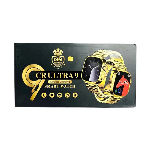 Cr Ultra 09 Smartwatch – Wireless Charging, Heart Rate & Sleep Tracker, Long Battery Life