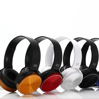Wireless Bluetooth Headset, Universal Mobile Phone Headset with Stereo Plug-in Card Subwoofer